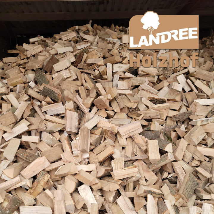 Landree Kirsche Smoker-Holz 4 kg - 20 cm Scheitlänge - Fruchtiges Räucherholz für einzigartige BBQ-A