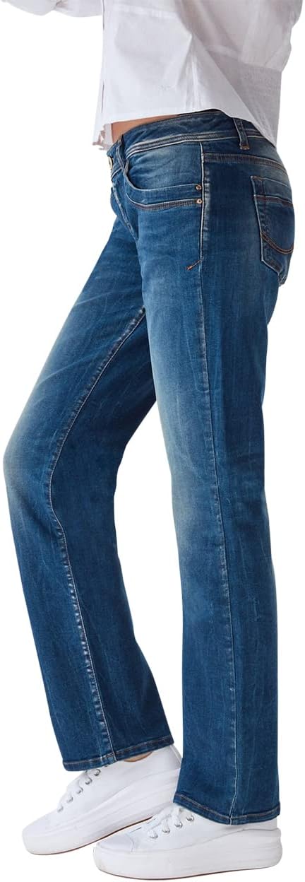 LTB Jeans Damen Valentine Straight Fit Jeanshose Hose Denim Tiefer Bund Blau 24 25 26 27 28 29 30 31