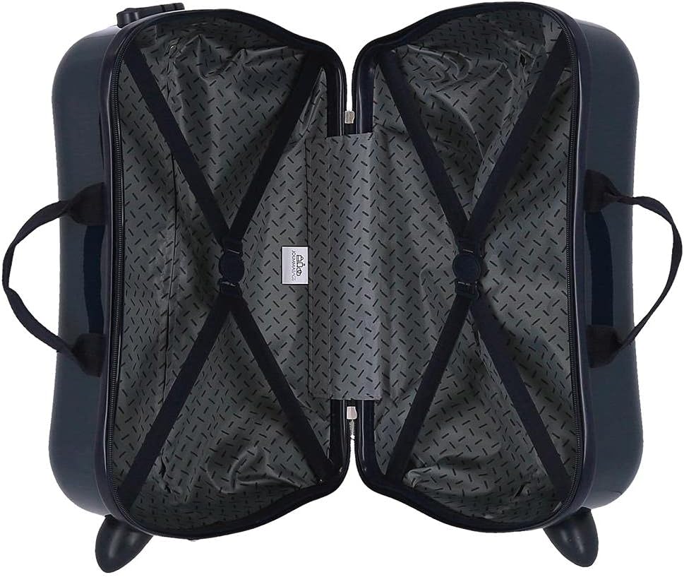Enso Gamer Kinderkoffer, Blau, 50 x 38 x 20 cm, starr, ABS, seitlicher Kombinationsverschluss 34 1,8
