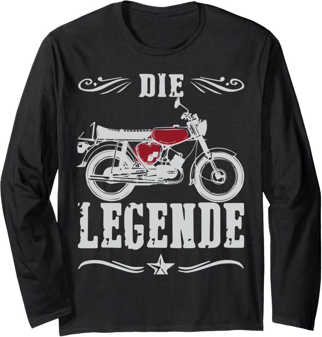Die Legende Moped Simson-S51 Langarmshirt