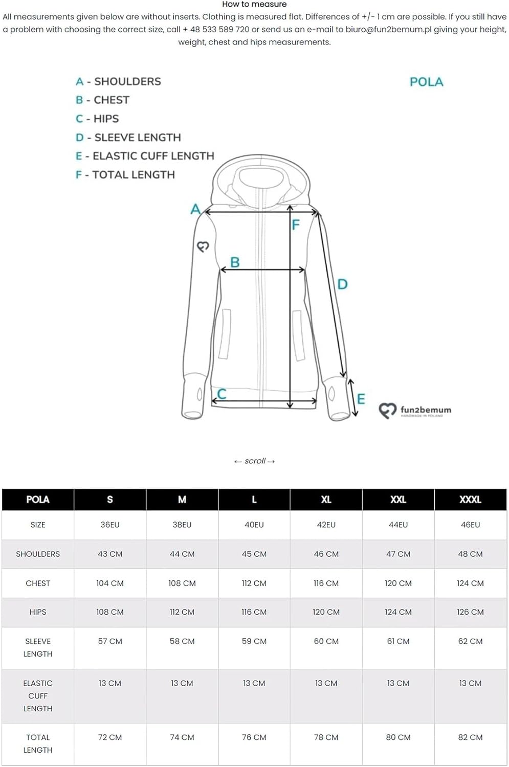 fun2bemum Pola 4in1 Baby Tragejacke für Mama Känguru Kapuze VORNE/HINTEN S Jeans Blau, S Jeans Blau