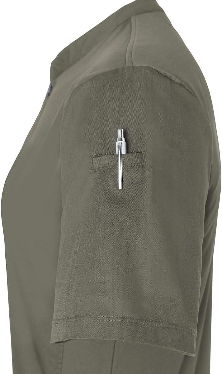 Karlowsky Kurzarm Damen Arbeitsshirt Performance 60% Baumwolle, 40% Polyester S Salbei, S Salbei