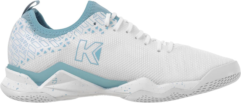 Kempa Unisex Wing Lite 2.0 W Game Changer Handballschuhe, Sportschuhe, Turnschuhe 38.5 EU Weiss Aqua