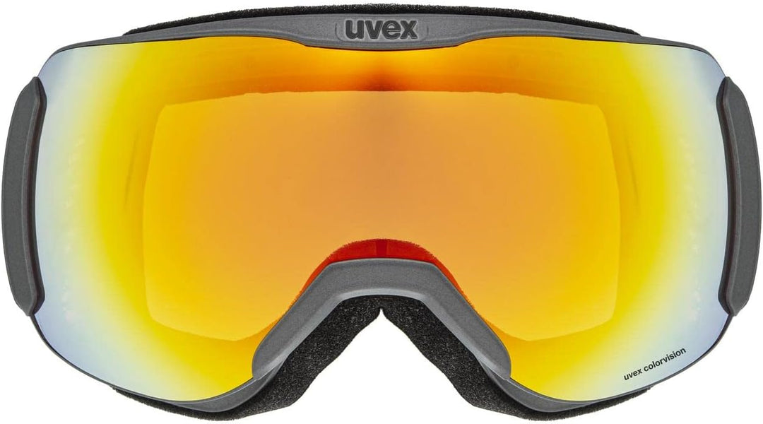 uvex Unisex Downhill 2100 Cv Skibrille (1er Pack) Einheitsgrösse rhino/orange-orange, Einheitsgrösse