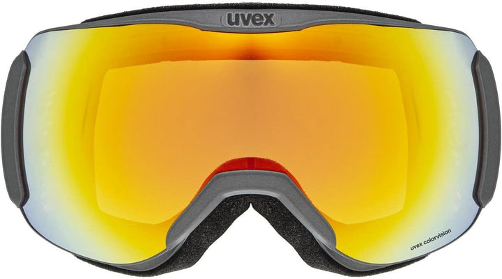 uvex Unisex Downhill 2100 Cv Skibrille (1er Pack) Einheitsgrösse rhino/orange-orange, Einheitsgrösse