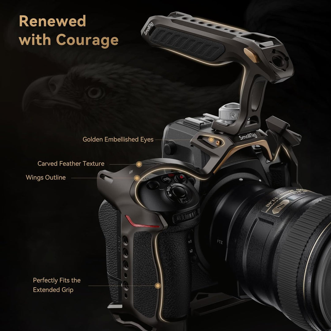 SMALLRIG Night Eagle Z8 Cage Kamerakäfig für Nikon Z 8, Vollkäfig aus Aluminiumlegierung, mit Schnel
