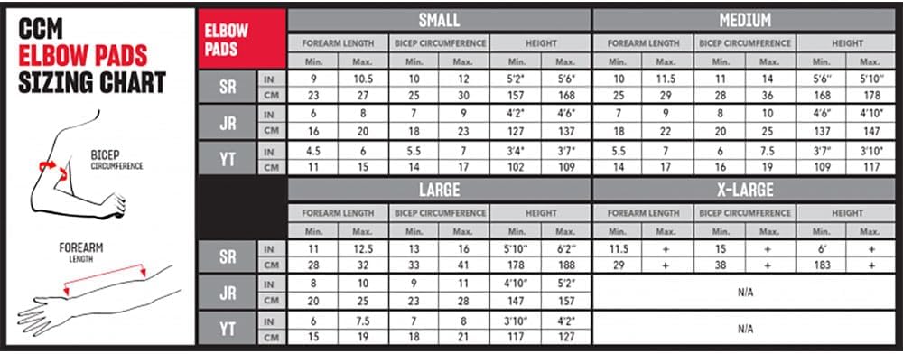 CCM Tacks XF80 Senior Hockey Ellbogenschoner, M