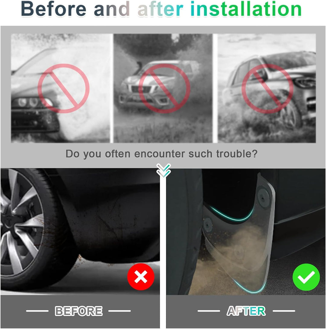 GAFAT Neu Tesla Model 3 Highland Schmutzfänger 2024 2025, Tesla Model 3 2024 Highland Mud Flaps Kotf