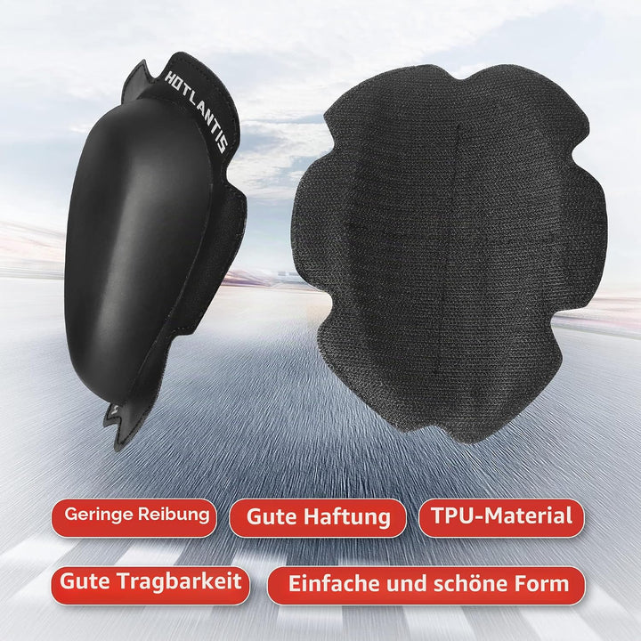 HOTLANTIS Universal Knieschleifer Knee Slider für Knieschutz Outdoor Motorrad Reiten Motorrad Racing