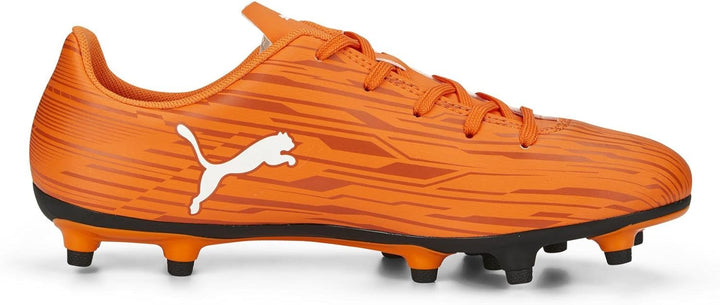 PUMA FUSSBALLSCHUH RAPIDO III FGAG JR 106576 08.DA Junge, ORANGE Farbe 37.5 EU Arancio, 37.5 EU Aran