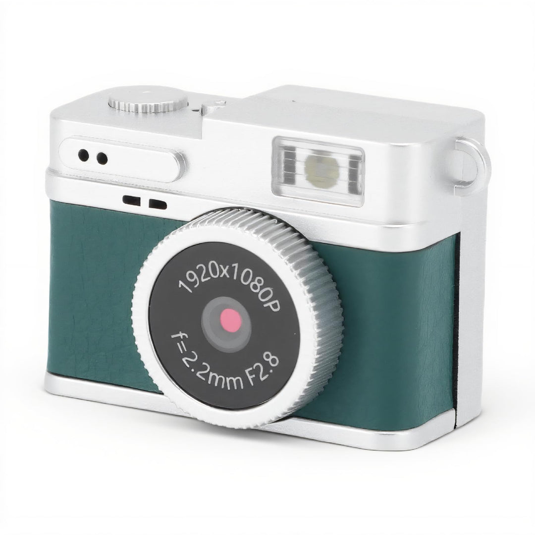 Dpofirs Kleine Retro -Digitalkamera, 1080p HD 128 GB Speichertasche Kamera Vintage -Stil, 0,96 Zoll