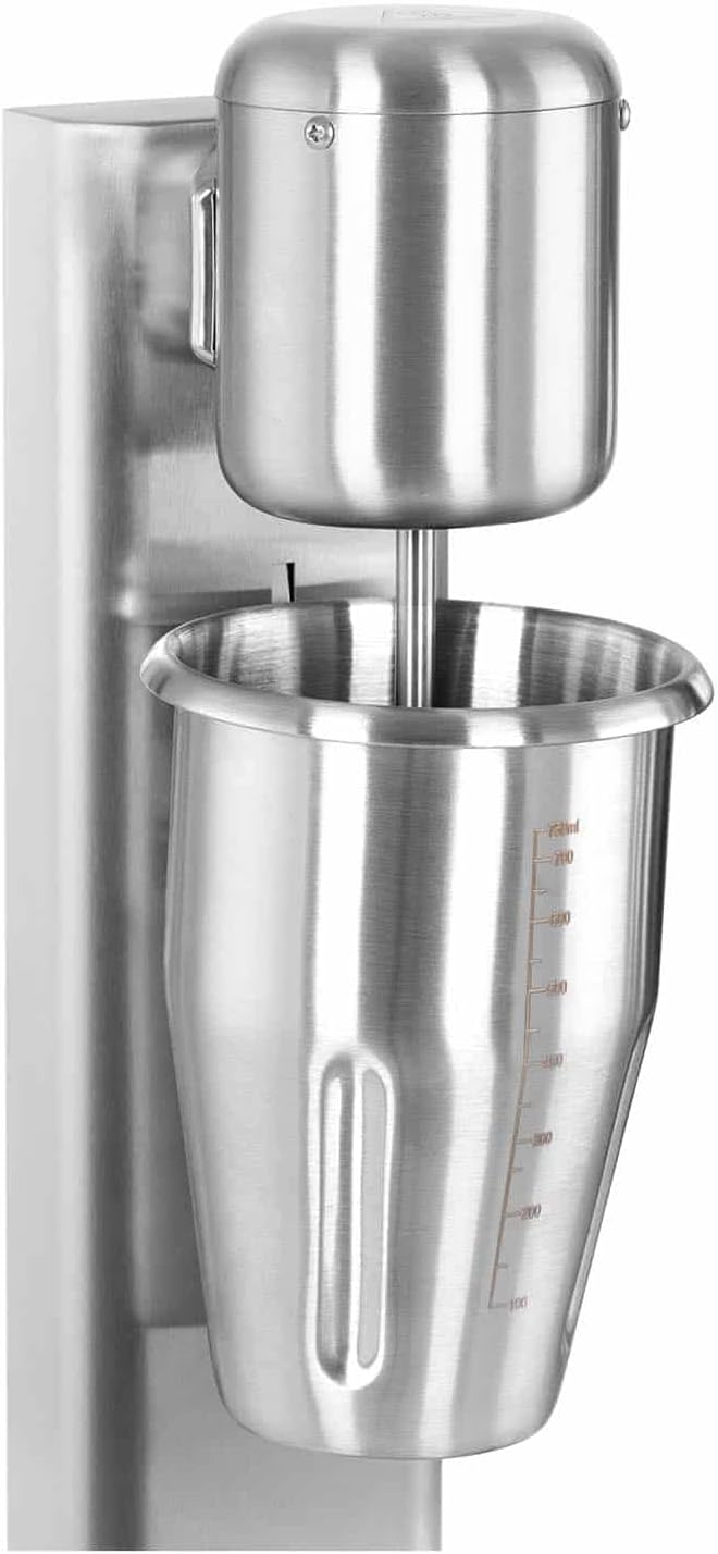 Royal Catering RCPMS-80S Milchshaker 1 l 15.000 U/min Edelstahl Standmixer Hochleistungsmixer