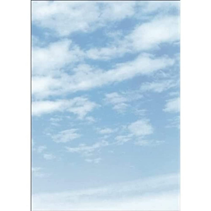 SIGEL DP565 Motiv-Papier "Clouds", Briefpapier 90 g, DIN A4, 100 Blatt, aus nachhaltigem Papier Wolk