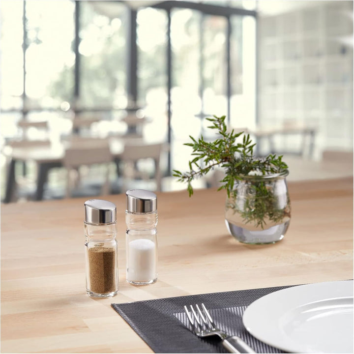 Westmark Universalstreuer, 12 Stück, Fassungsvermögen: je 40 ml, Glas/Rostfreier Edelstahl, Wien, Si