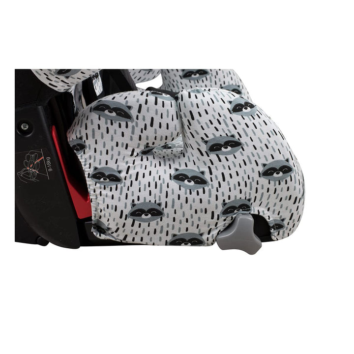 JYOKO KIDS Bezug für Autositz kompatibel mit Recaro Young Sport Hero, aus Baumwolle (Raccoon), Racco