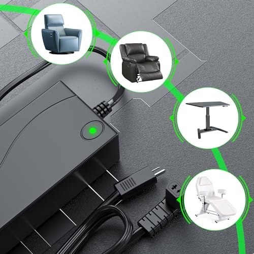 Netzempfänger AC/DC Schaltnetztransformator mit AC Netzteil Wandkabel 29V 2A Adapter für Liftstuhl o