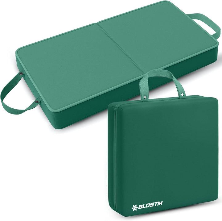 BLOSTM Extra dicke Garten-Knieunterlage – grosse, faltbare Garten-Knieunterlage mit Griffen – wasser