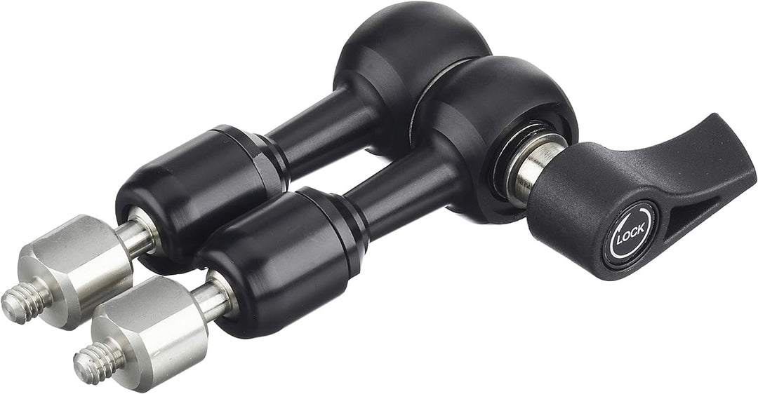 Manfrotto 244 Micro Friktionsarm mit austauschbarem Adapter Single, Single