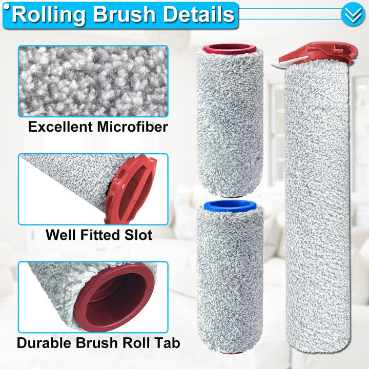 EATBALE Ersatzteile Rollenbürste Zubehör für Roborock Dyad Pro Combo/Dyad Pro Nass & Trockensauger,