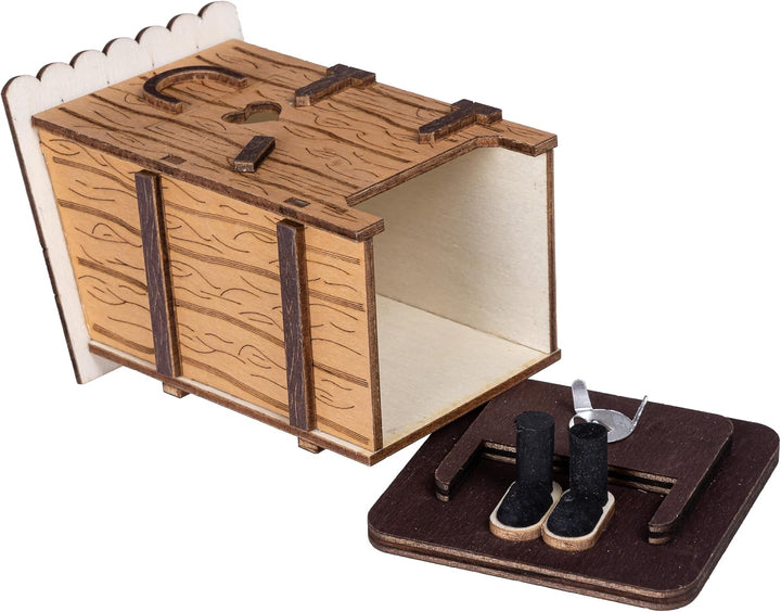 SIKORA Besondere Räuchermännchen Holz Räucherfigur Deko Weihnachtsfigur, Farbe/Modell:Toilettenhaus