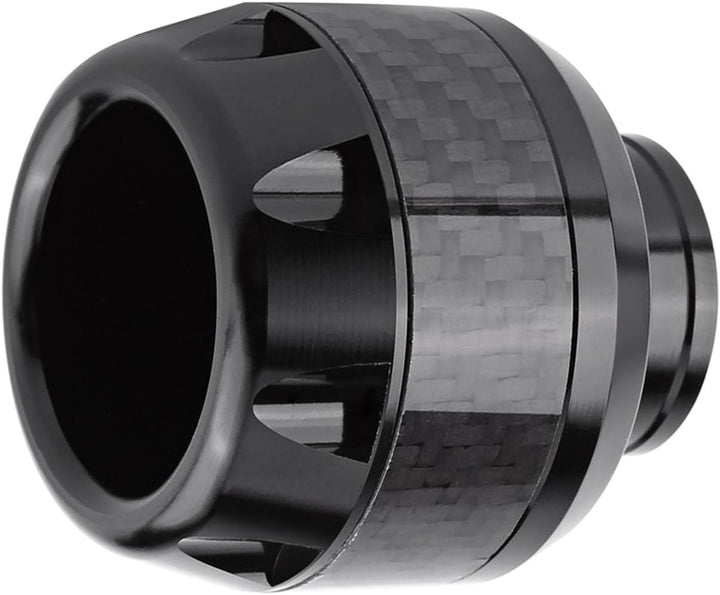 Carbon-Faser-Motorrad-Vordergabel-Sturzpads Crash-Schutzkissen-Paar Fahrradfahrer (Schwarz),Sonstige