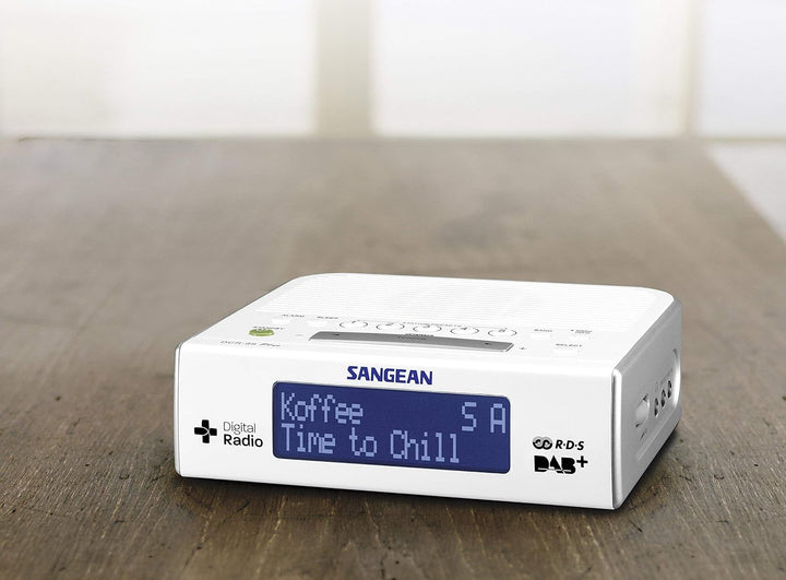 Sangean A500209 DCR-89 Uhrenradio (UKW/MW/D47-DAB Tuner, LCD)