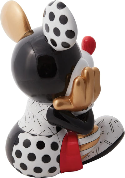 Disney Britto Mickey Sitzende Midas-Figur, Grösse XL, 38 cm