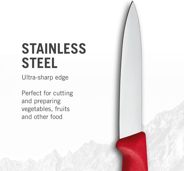 Victorinox, Swiss Classic, Profi Gemüsemesser-Set, 6-teilig, Extra Scharf, Robuster Kunststoffgriff,