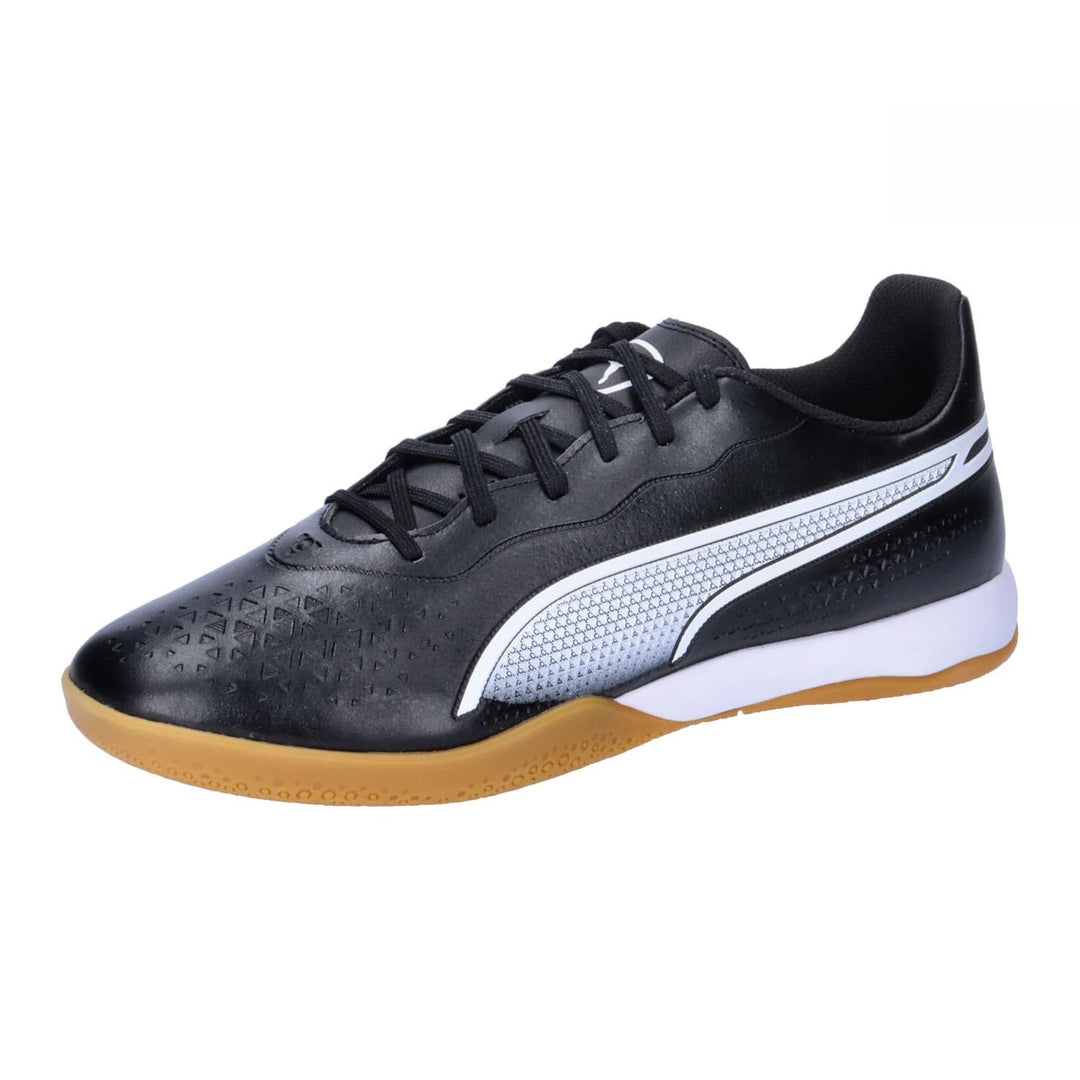 PUMA Unisex King Match It Soccer Shoe 45 EU Puma Black Puma White, 45 EU Puma Black Puma White