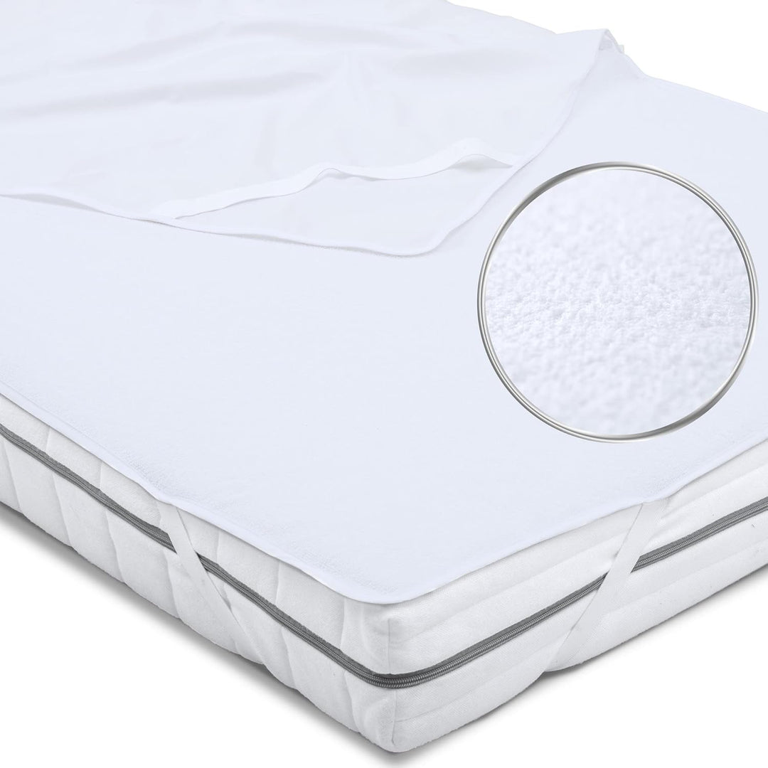 CelinaTex Terrywell Matratzenschoner 140 x 200 cm Frottee Matratzenschutz TPU-Membrane Unterbett was