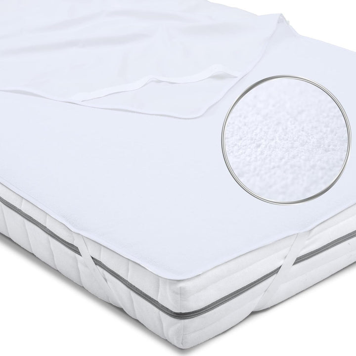 CelinaTex Terrywell Matratzenschoner 140 x 200 cm Frottee Matratzenschutz TPU-Membrane Unterbett was