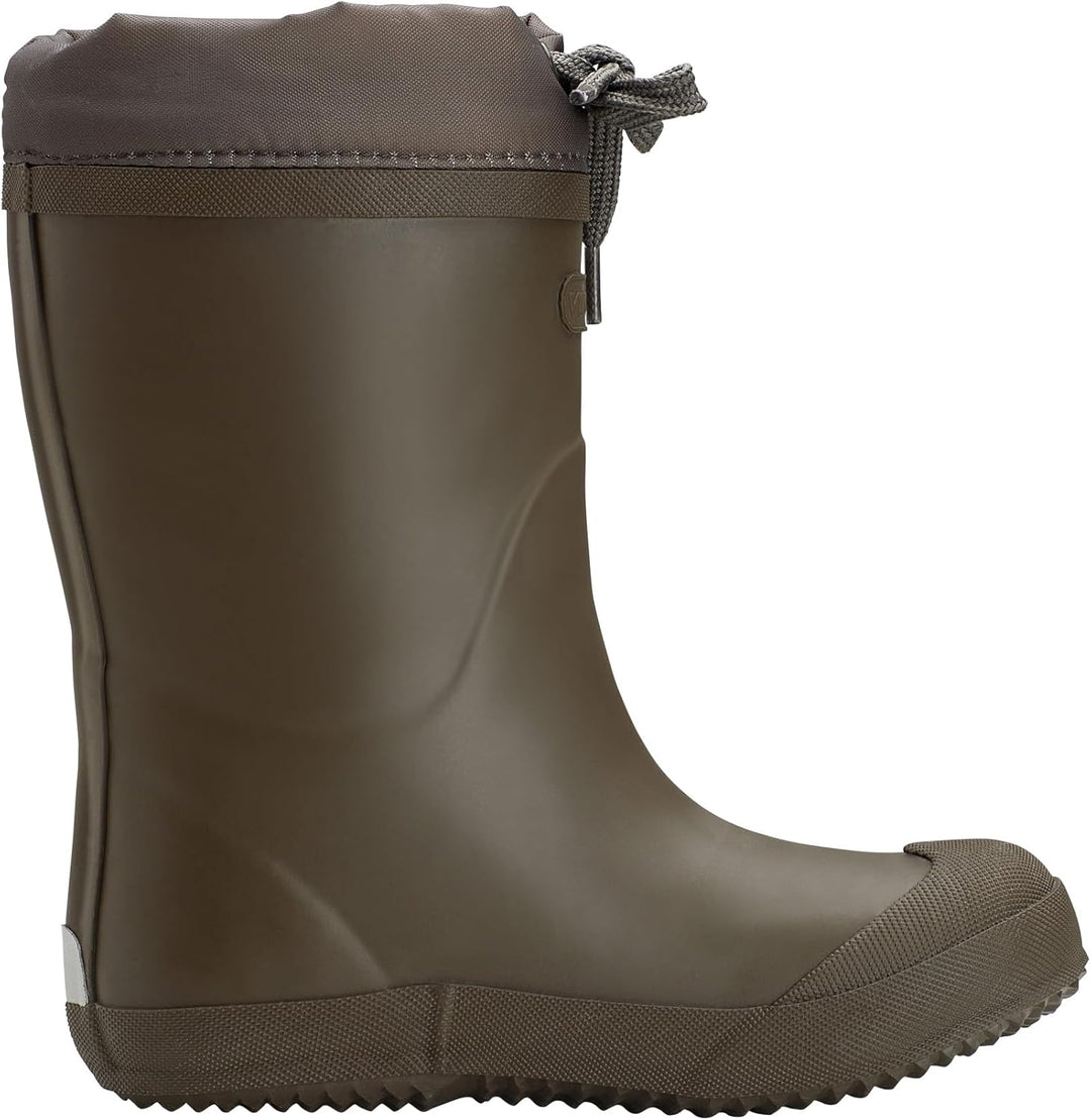 Viking Mädchen Indie Thermo Wool Gummistiefel, Olive