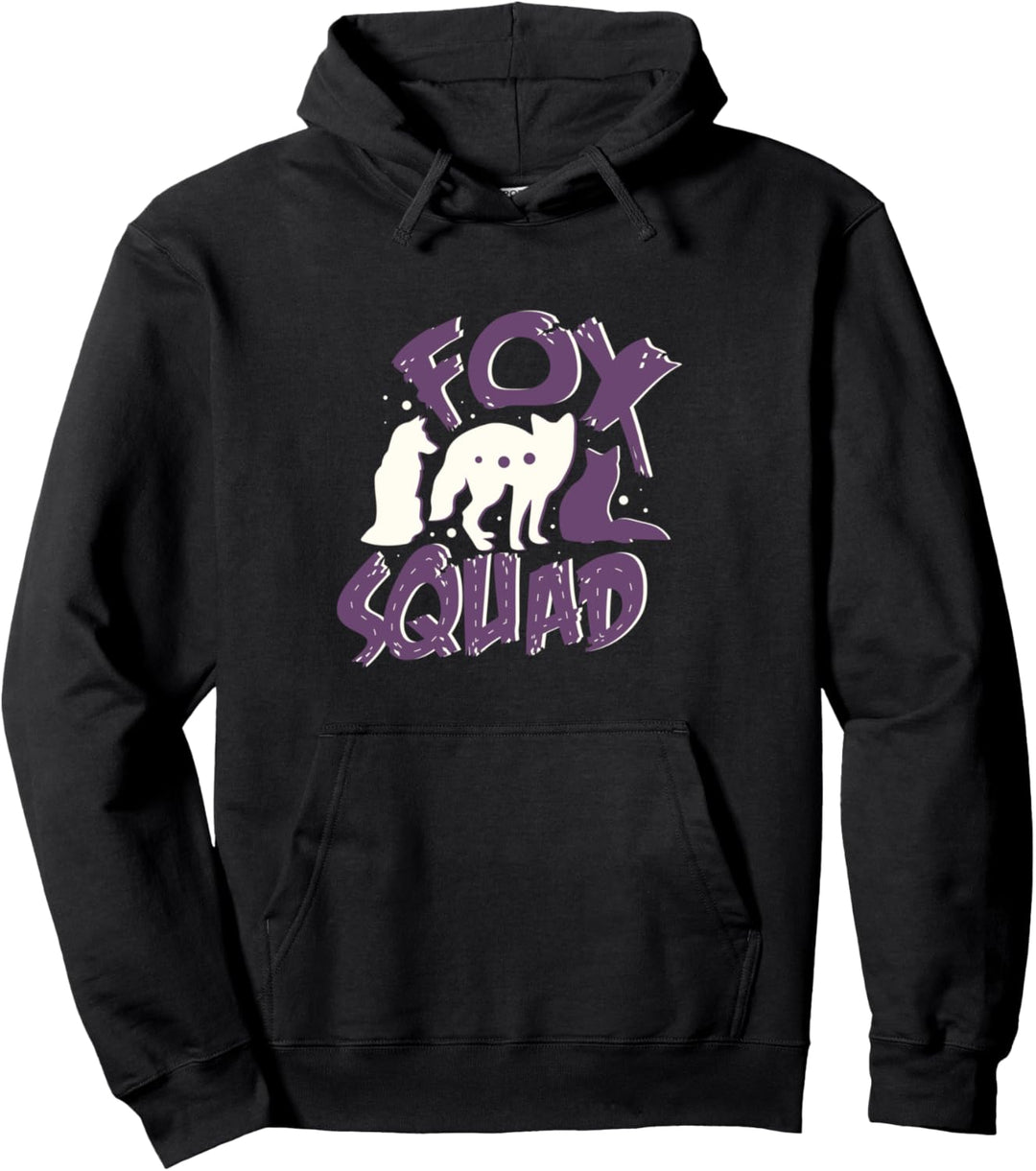 Fox Squad Niedliche Füchse Wildlife Wald Tier Pullover Hoodie
