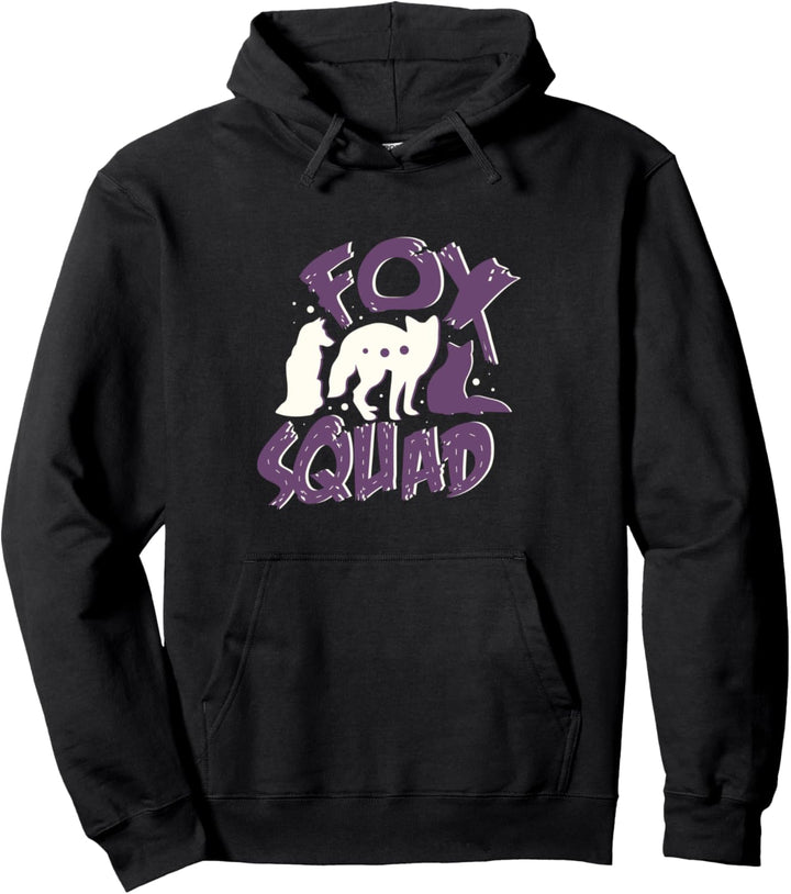 Fox Squad Niedliche Füchse Wildlife Wald Tier Pullover Hoodie