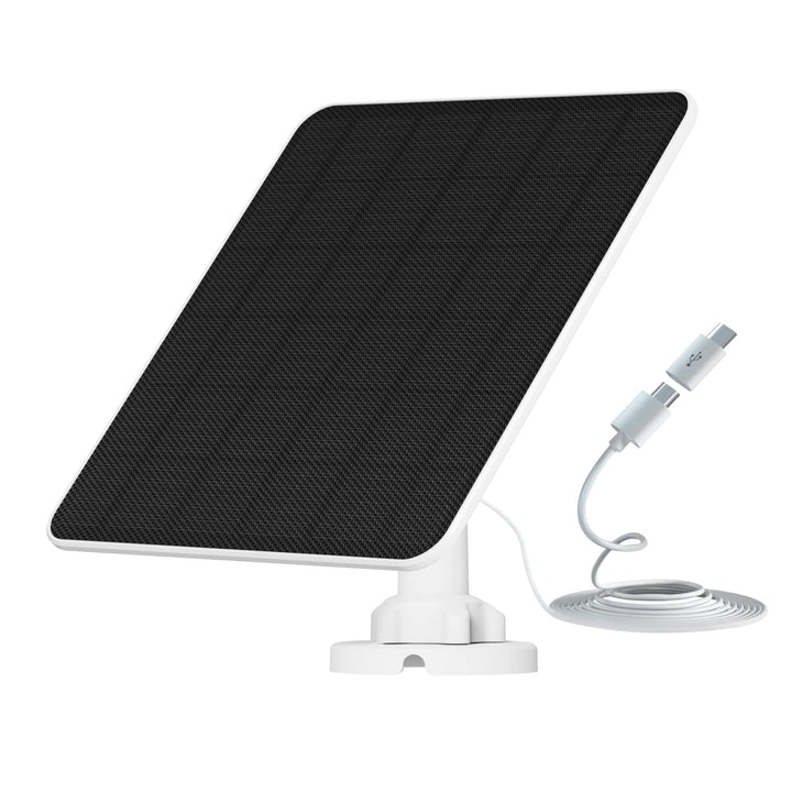 YCTechLife 6W Solarpanel für Akku Überwachungskamera Aussen, USB Solarmodul Kompatibel mit Wiederauf