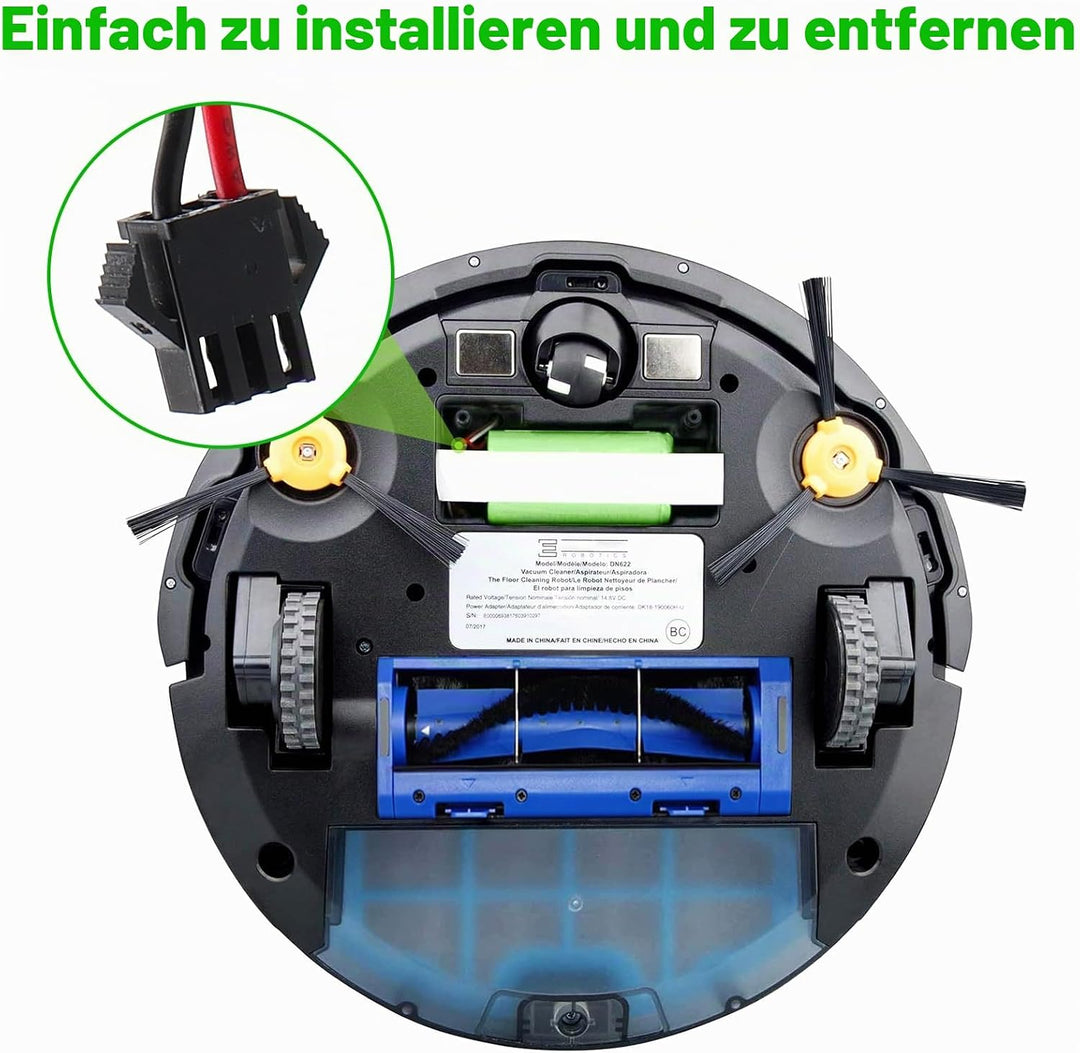 14.4V 3400mAh Ersatzakku für Eufy RoboVac 11 11S 11S MAX 12 15C 15C Max 25C Max 30 30C 30 Max 35C, f