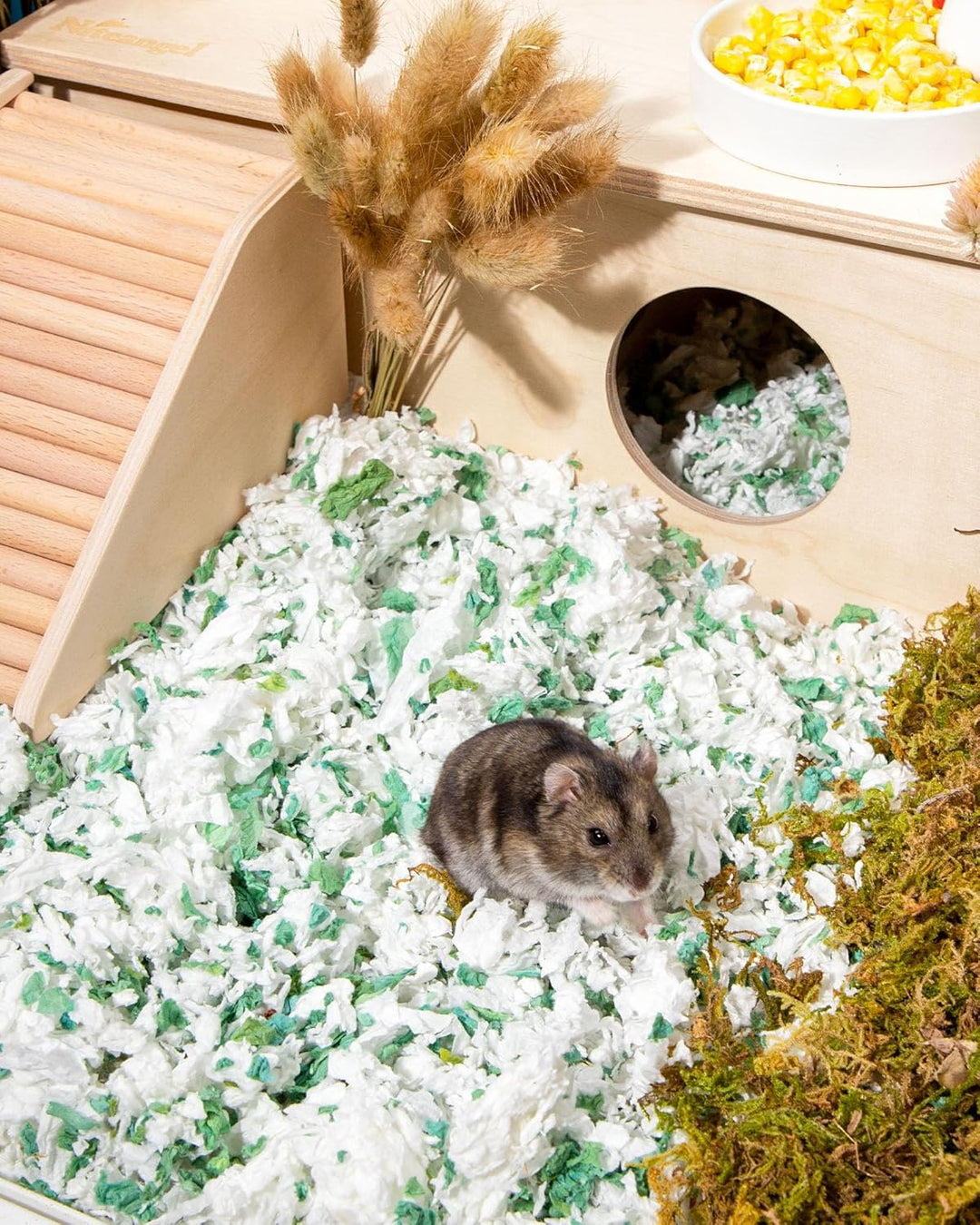Niteangel Einstreu für Hamster, Zwerghamster, Gerbils, Mäuse, Degus, Ratten, Kaninchen, Hasen, Meers