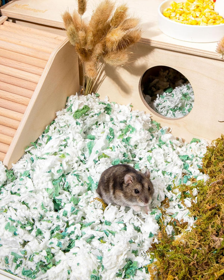 Niteangel Einstreu für Hamster, Zwerghamster, Gerbils, Mäuse, Degus, Ratten, Kaninchen, Hasen, Meers