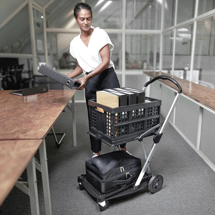 CLAX® Transport-Klappmobil (Original direkt vom Hersteller) | Materialtransporter | inklusive Klappb