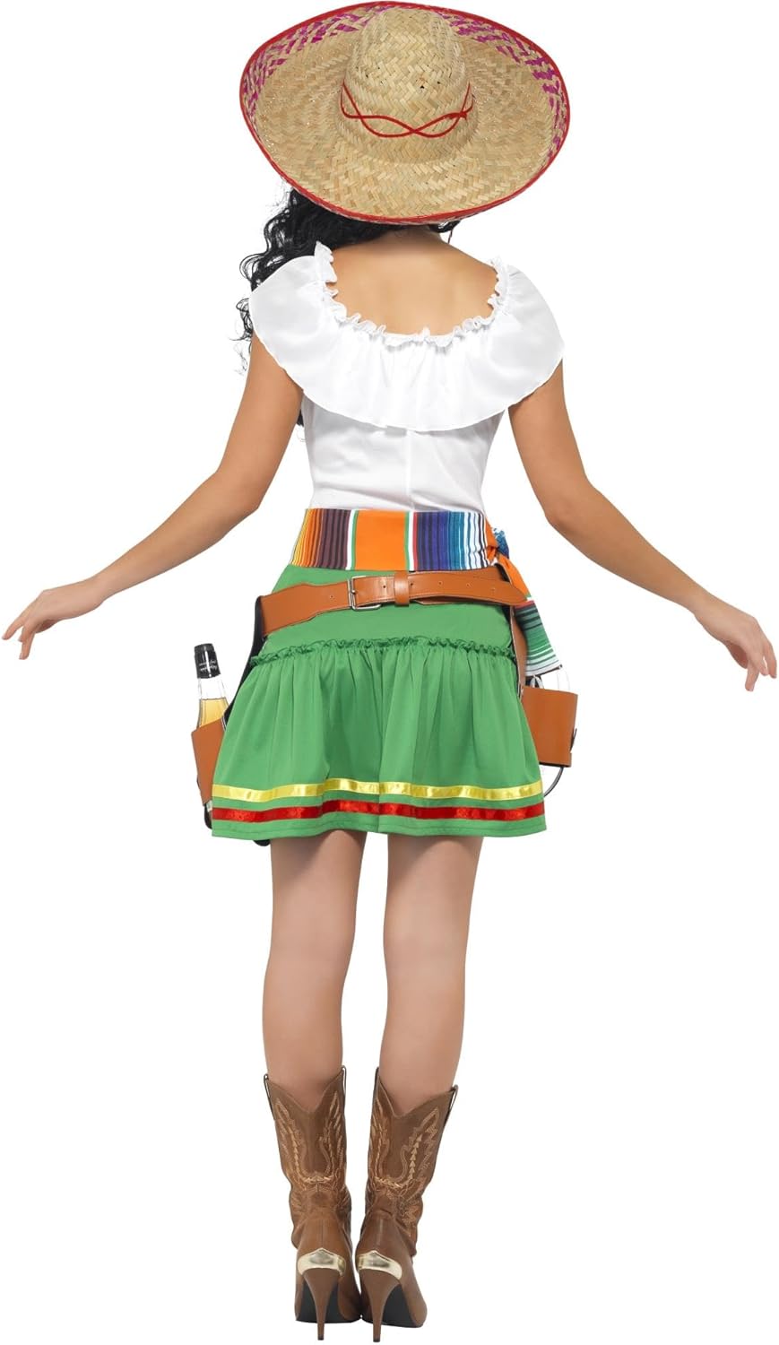 Smiffys, Fever, Damen Harlekin Glanz Kostüm, Kleid, Ärmel und Hut auf Haarreif, Grösse: S, 29102 Grö