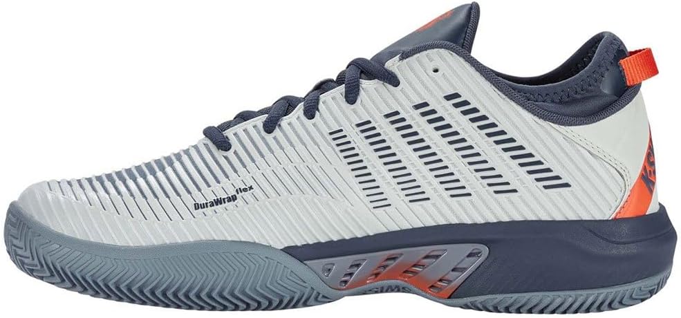 K-Swiss Herren Hypercourt Supreme Sport Shoe, 42.5 EU Blue Blush Orion Blue Scarlet Ibis