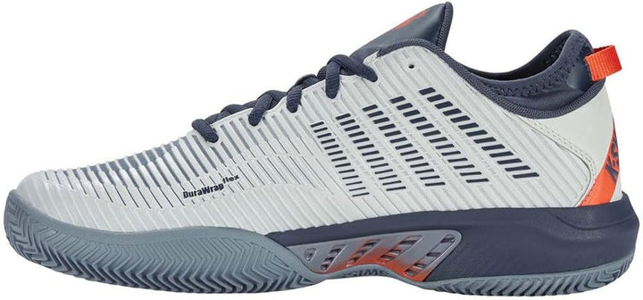 K-Swiss Herren Hypercourt Supreme Sport Shoe, 42.5 EU Blue Blush Orion Blue Scarlet Ibis