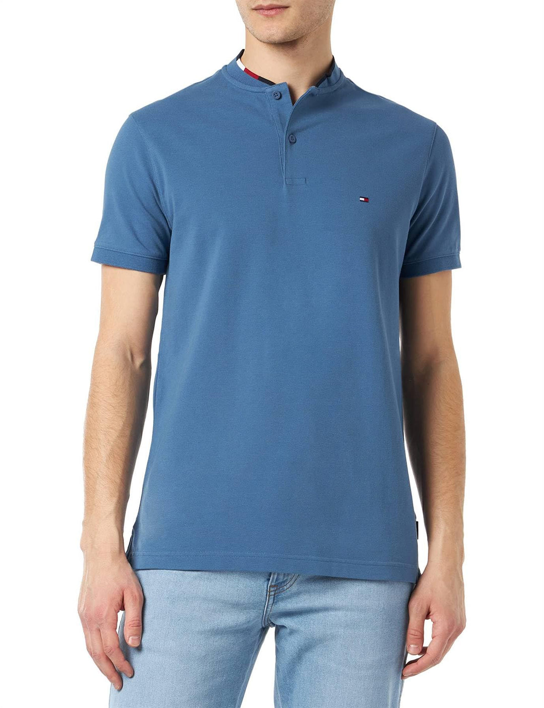 Tommy Hilfiger Herren Kurzarm Poloshirts XL Blau (Blue Coast), XL Blau (Blue Coast)
