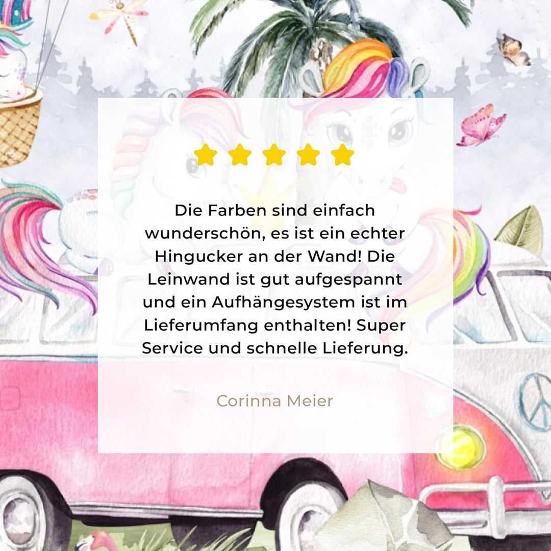 MuchoWow© Leinwände 70x50 cm Wall Decoration Bilder Kinderzimmer Mädchen Pictures Canvas Painting Wa