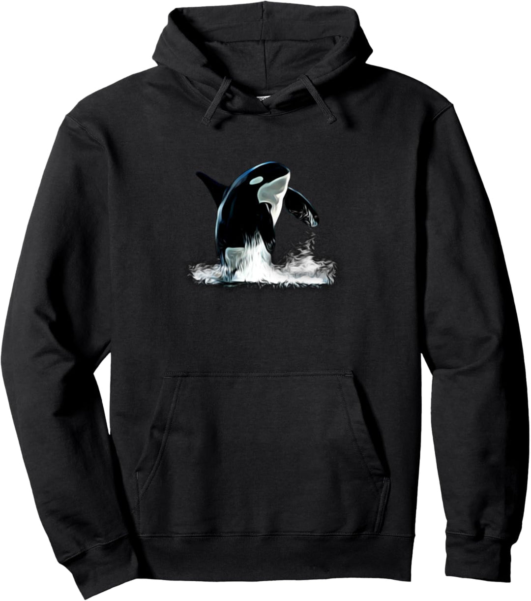 Orca Wal Pullover Hoodie