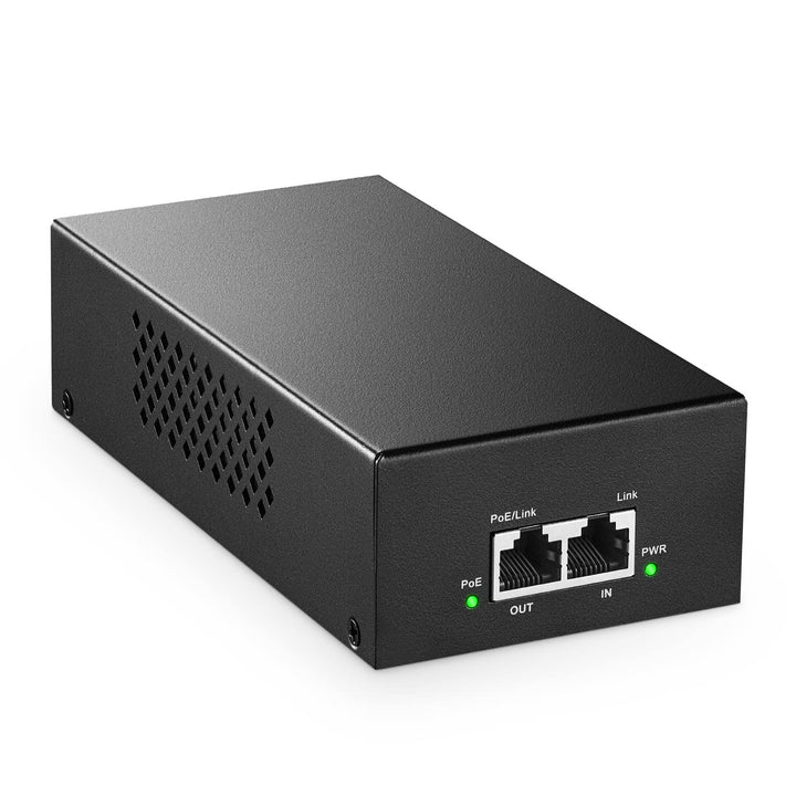 MokerLink Gigabit PoE Injektor, 802.3af/at/bt 90W, 10/100/1000Mbps Ethernet, Plug & Play, Nicht-PoE
