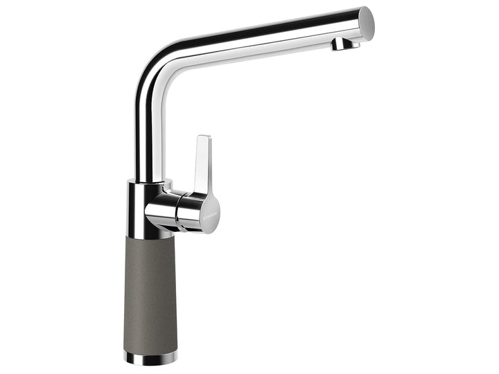 SCHOCK Küchenarmatur SC-540 Asphalt – Hochdruck Armatur CRISTALITE mit Festauslauf und Standard Norm