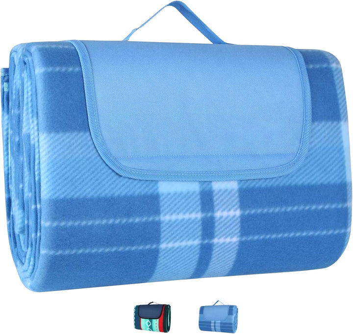 LIFERUN 300x300 cm Picknickdecke XXL, Picknickdecke Wasserdicht mit isoliert Rückseite, Tragegriff,