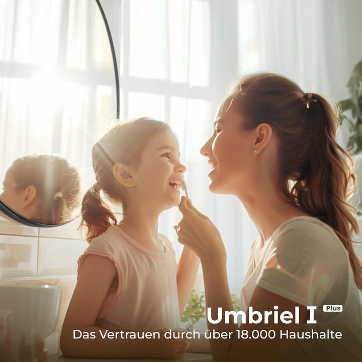 Heilmetz® Badspiegel Φ60cm Runder Spiegel Wandspiegel Badezimmerspiegel Schwarz Wanddekoration für B