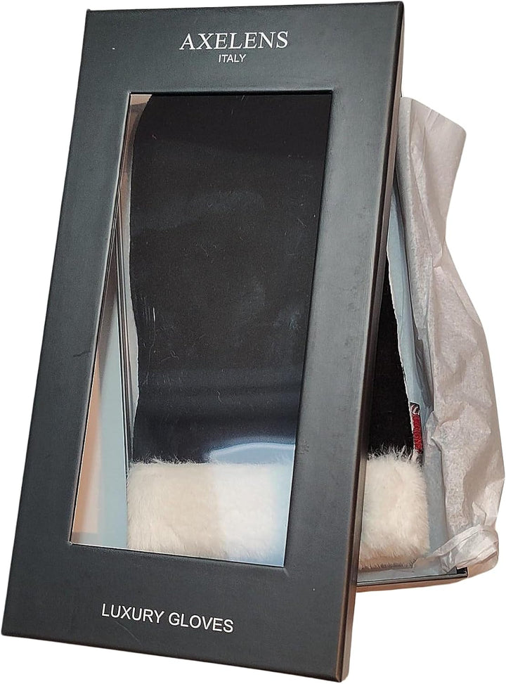 AXELENS Fäustlinge Winterhandschuhe Damen Schwarz, Schwarz